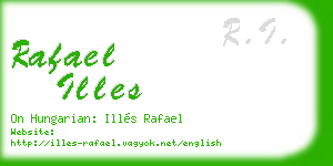 rafael illes business card