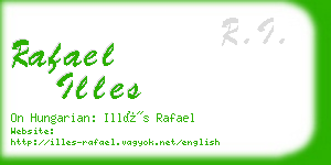 rafael illes business card